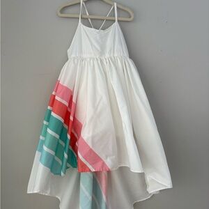 Oopsie Daisy Hi Low Rainbow Dress